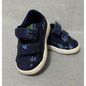 PUMA Kids Dinosaur Fossil Sneakers Blue/Green Size 4C